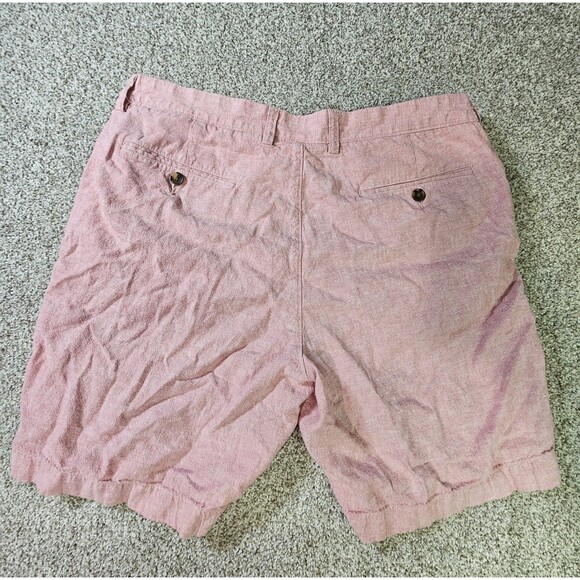 J Crew Shorts Mens 36 9in Inseam Red Washed Twill Chino Classic Fit Cotton - Picture 2 of 8